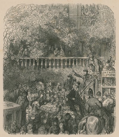 Una scena di vita londinese da Gustave Dore